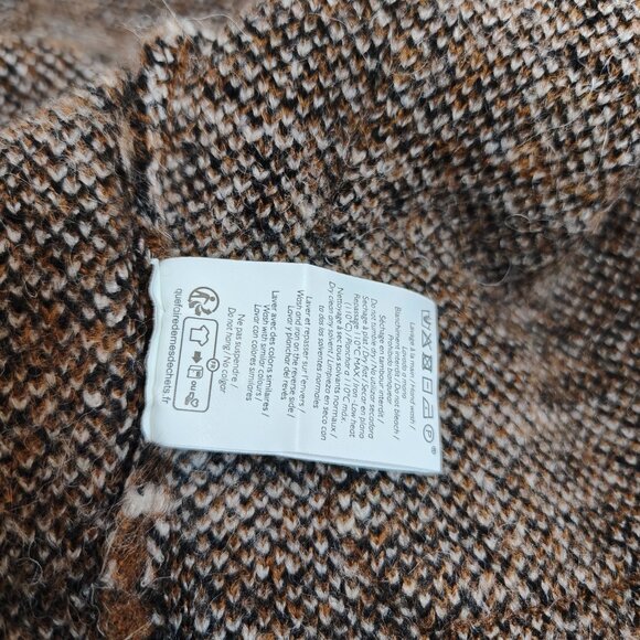 Sézane Thais Jacket Brown Jacquard Kid mohair - Picture 15 of 15